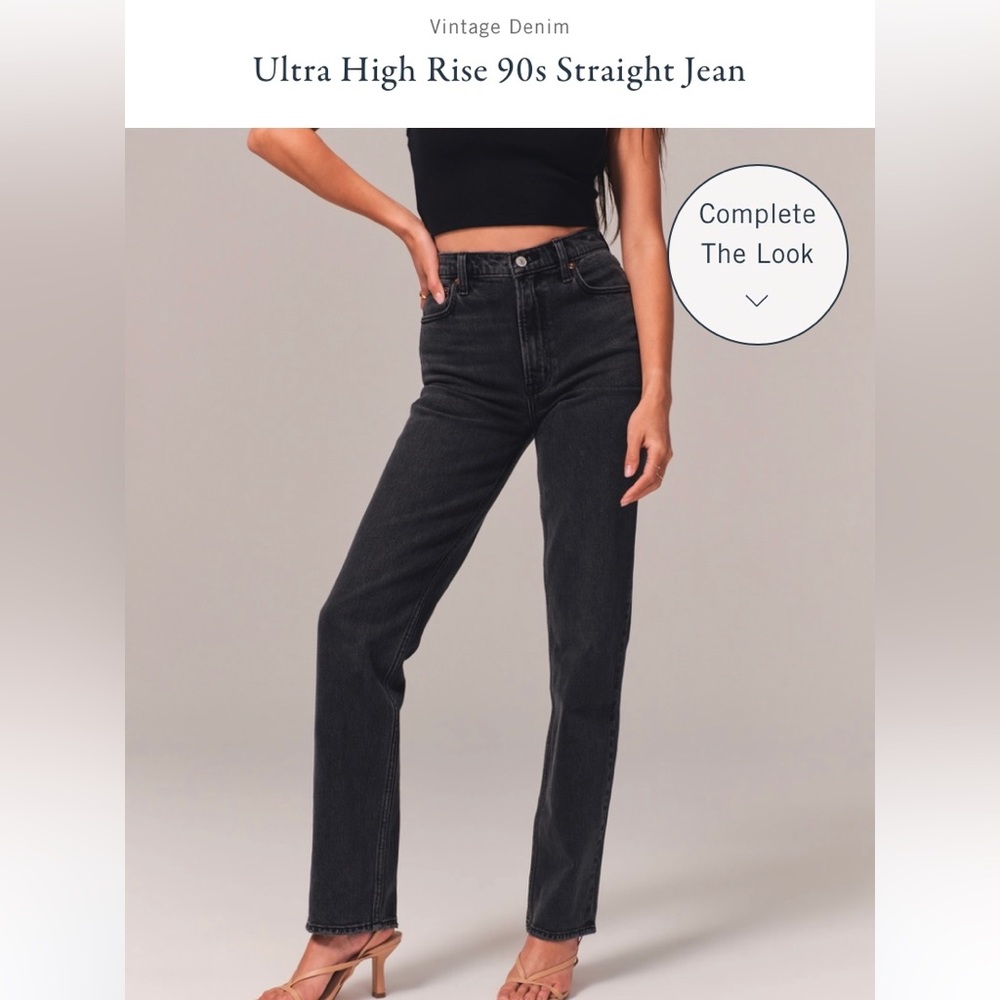 Abercrombie & Fitch 90’s Straight Ultra High Rise